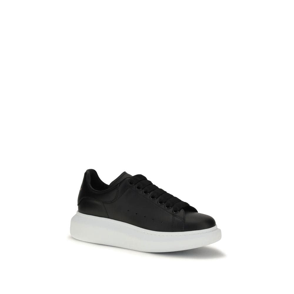 Alexander McQueen Black Calf Leather Bos Taurus Platform Sneakers - 2