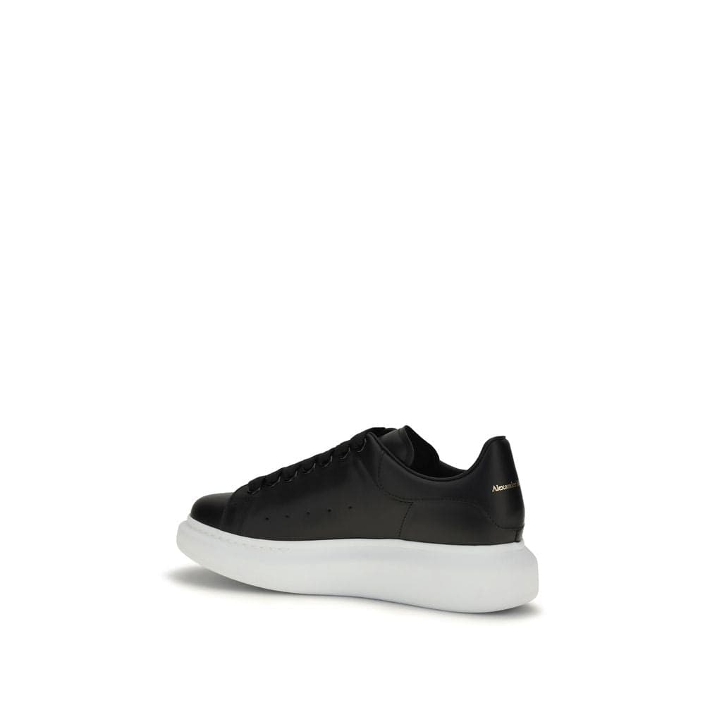 Alexander McQueen Black Calf Leather Bos Taurus Platform Sneakers - 3