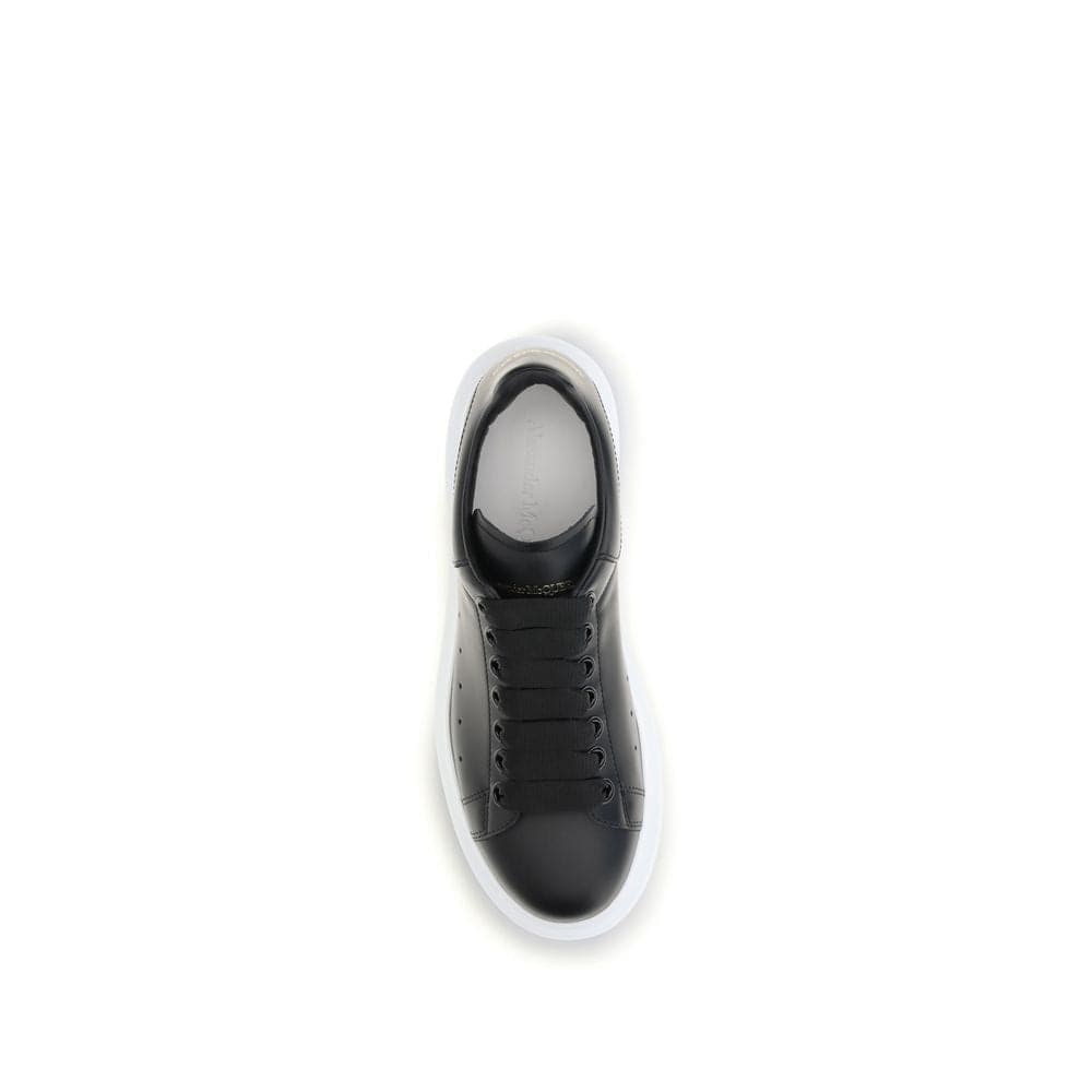 Alexander McQueen Black Calf Leather Bos Taurus Platform Sneakers - 4
