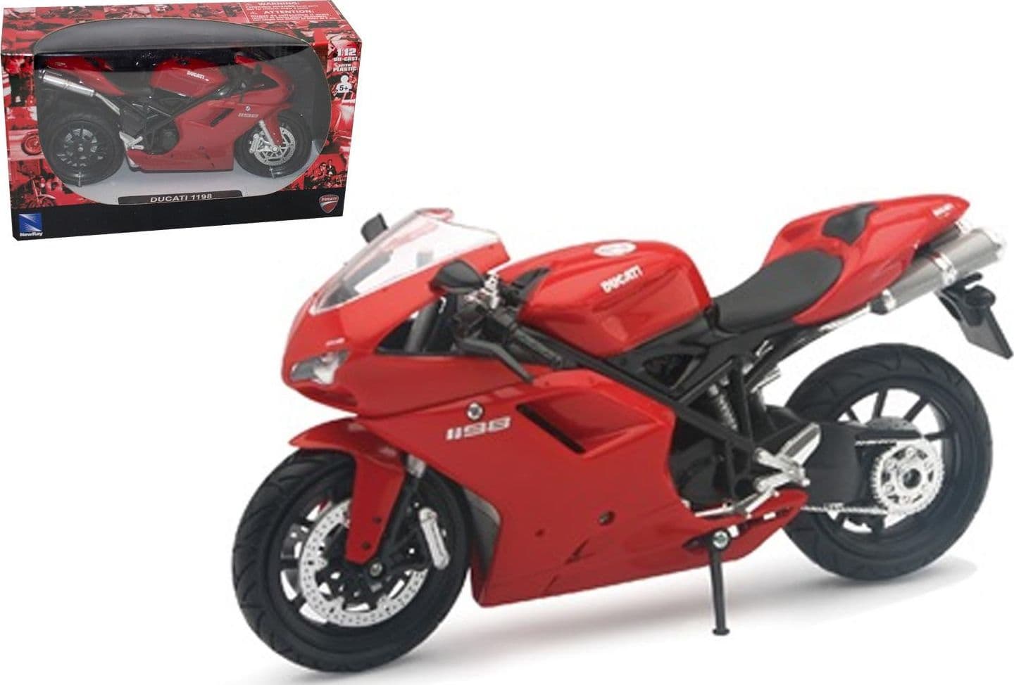 Moto Ducati 1198 scala 1:12 - 2
