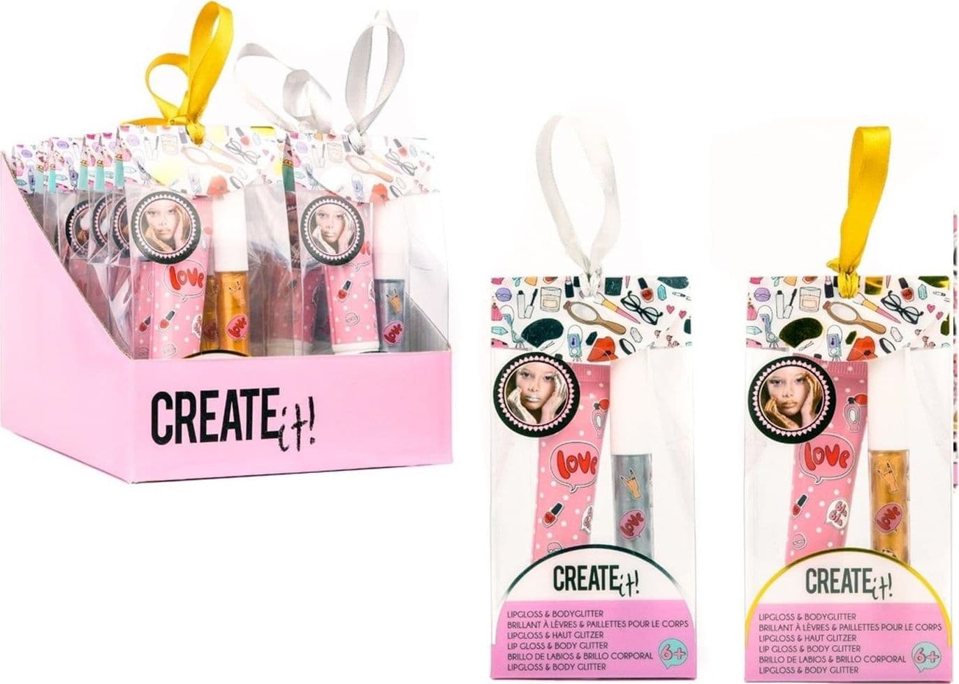 Create It Lip Gloss e Glitter Corpo