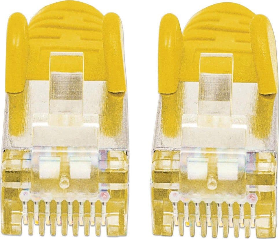Cavo di rete Patch in Rame Schermato Cat. 5e Giallo F/UTP 0,5 m - 4