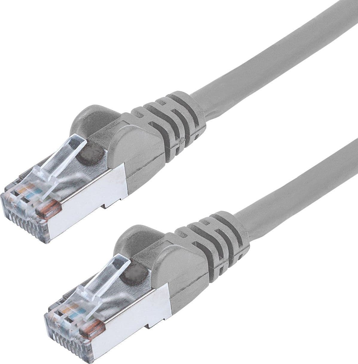 Cavo di rete Patch in Rame Schermato Cat. 5e Grigio F/UTP 2 m - 2