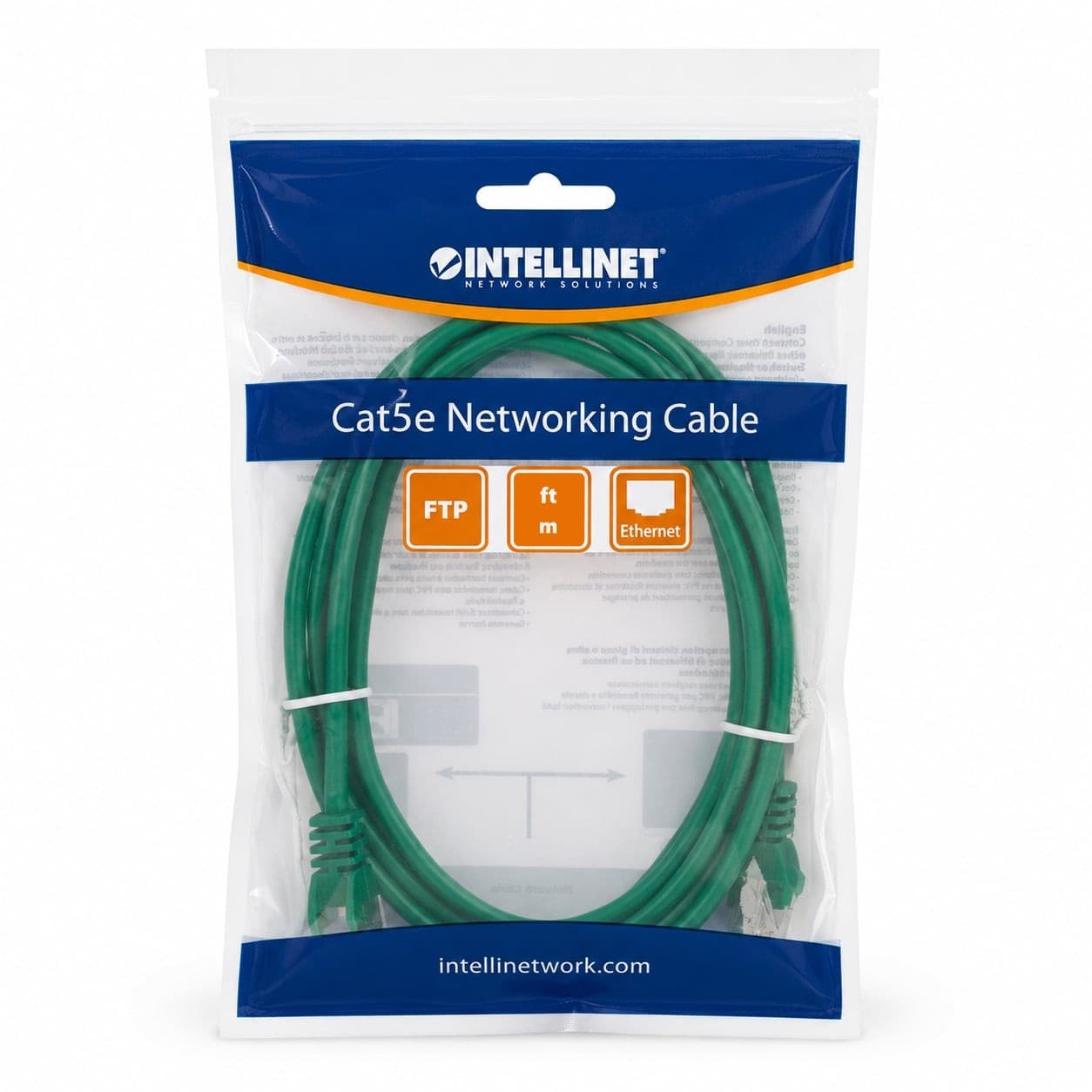 Cavo di rete Patch in Rame Schermato Cat. 5e Verde FTP 2 mt - 19