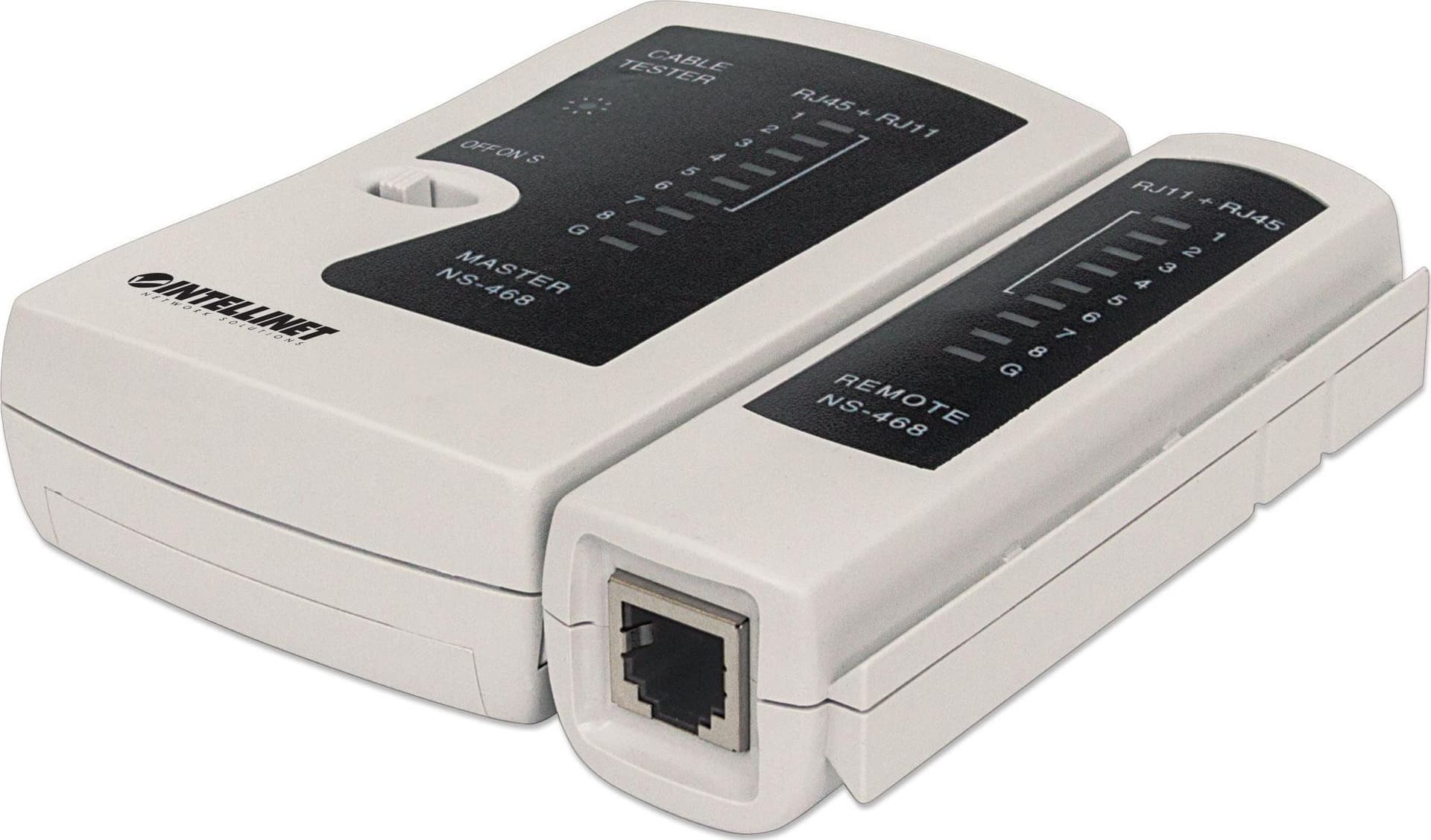Tester di Rete per Cavi RJ11/12 & RJ45 - 2