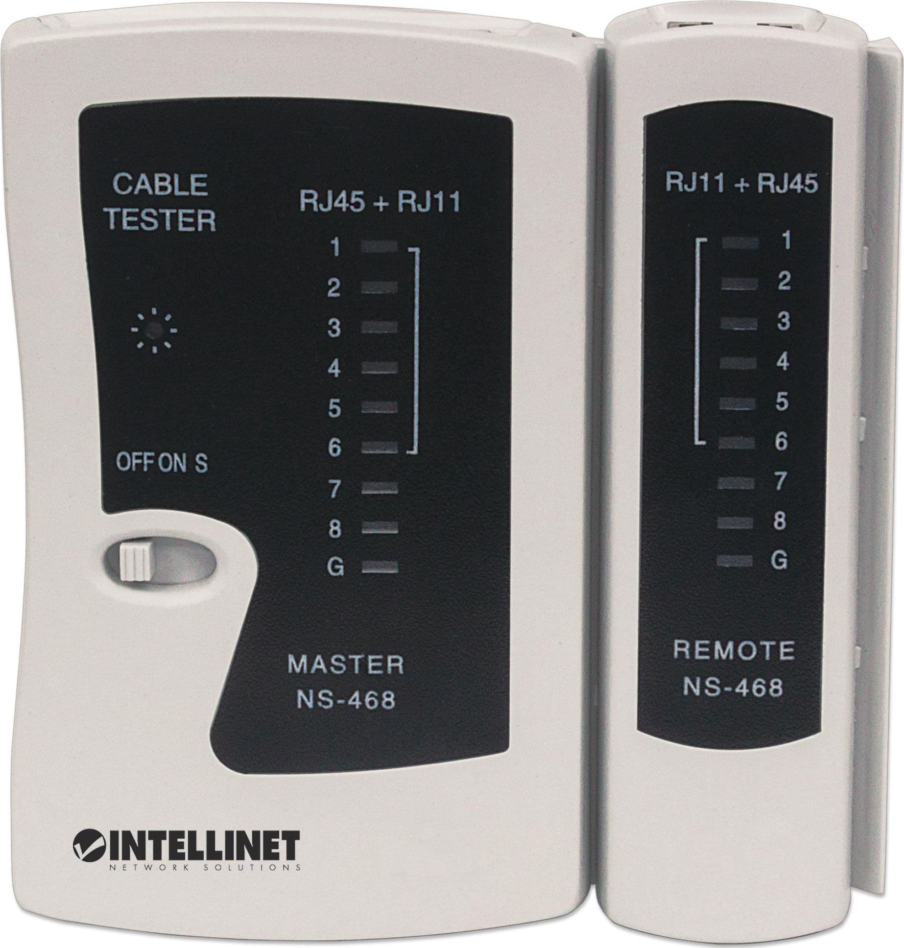 Tester di Rete per Cavi RJ11/12 & RJ45 - 4