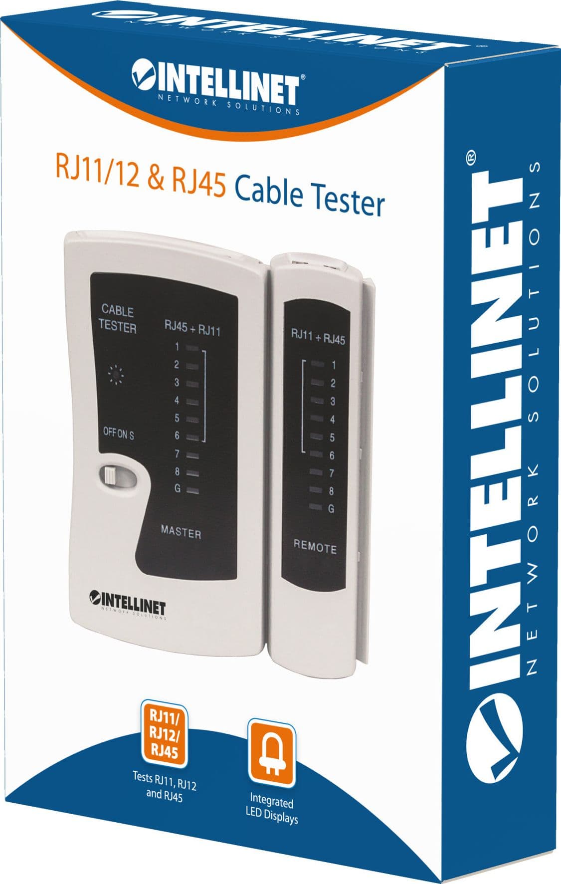 Tester di Rete per Cavi RJ11/12 & RJ45 - 5