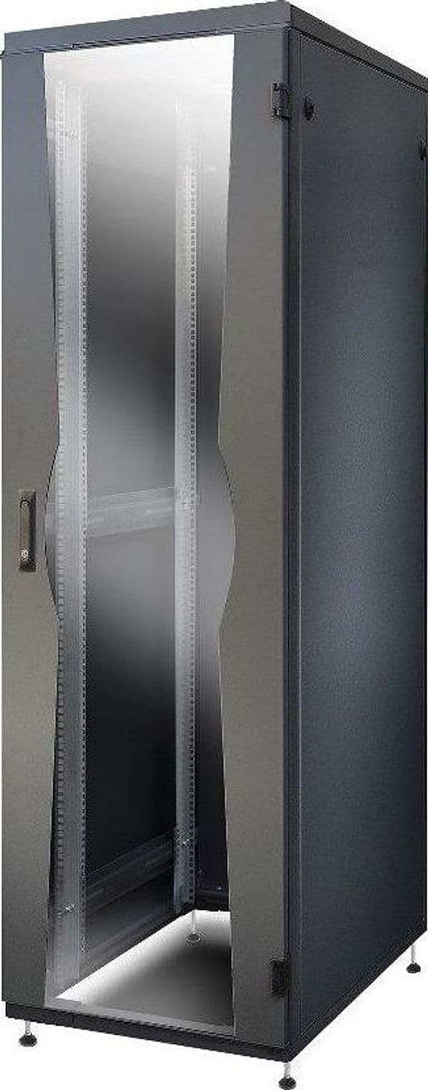 Armadio NetRack 19'' 600x600 33 Unit&agrave Nero da Assemblare - 3