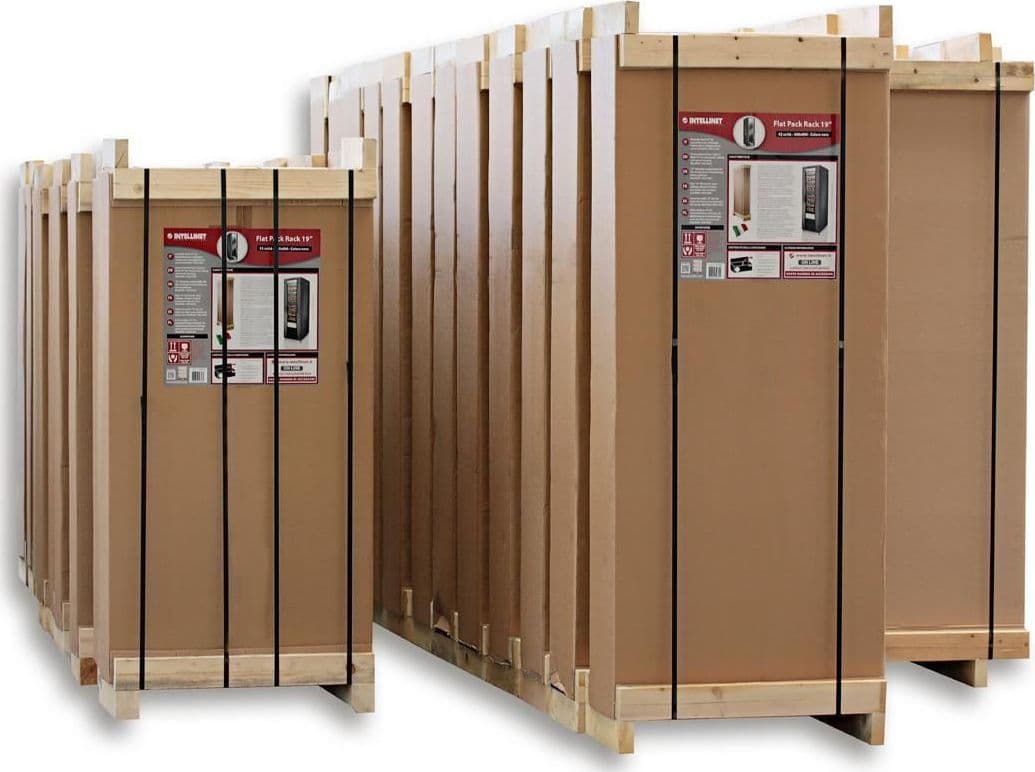 Armadio NetRack 19'' 600x600 33 Unit&agrave Nero da Assemblare - 9