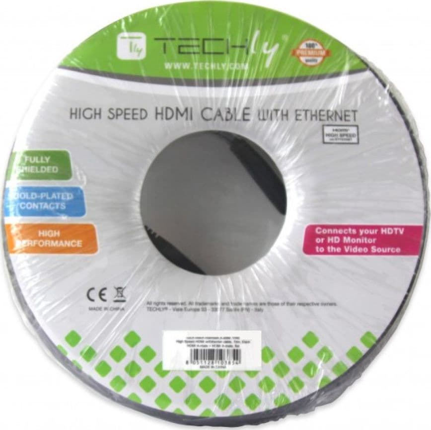 Cavo HDMI&trade High Speed con Ethernet Amplificato A/A M/M 25m Nero - 6