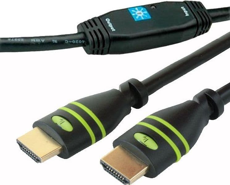 Cavo HDMI&trade High Speed con Ethernet Amplificato A/A M/M 25m Nero - 9
