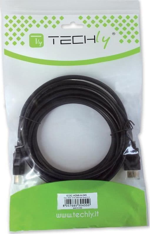 Cavo High Speed Mini HDMI a HDMI Maschio/Maschio Nero, 5,0 m - 6