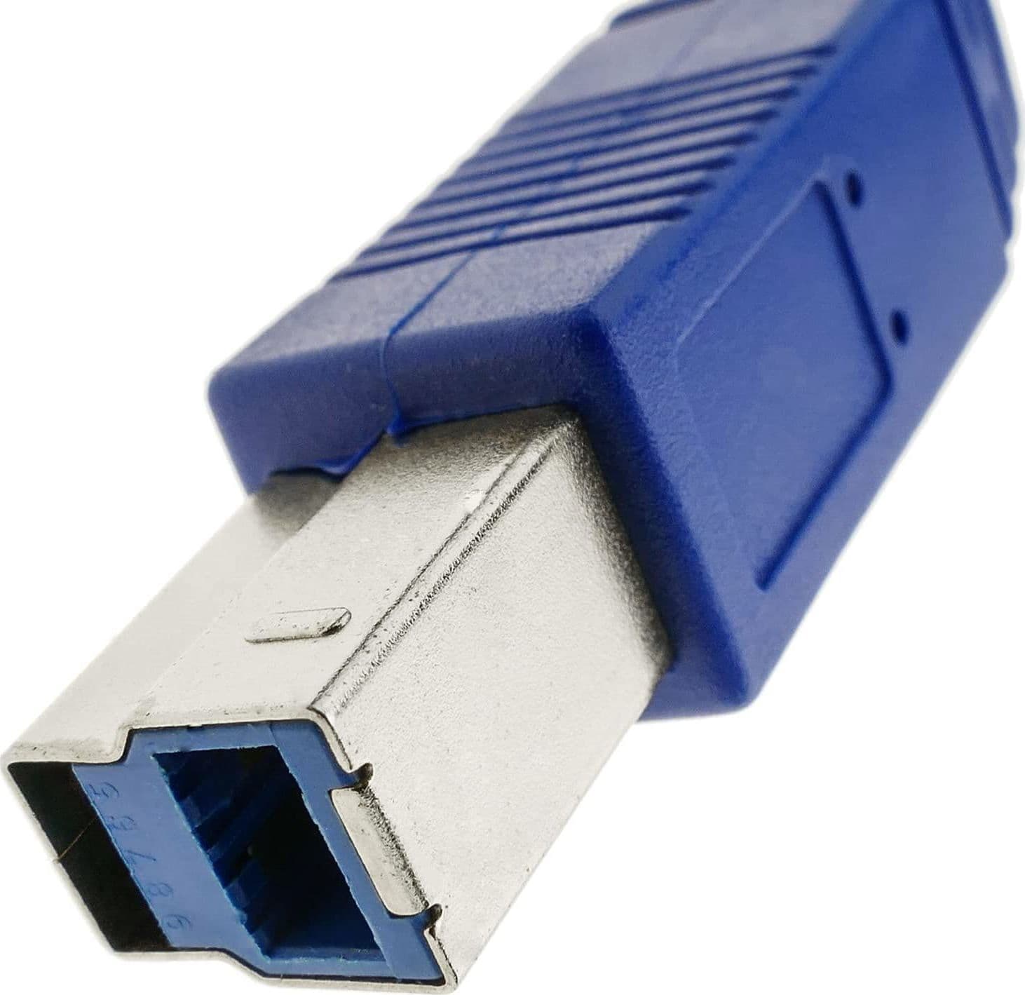Cavo USB 3.2 Superspeed A maschio/B maschio 2 m blu - 4