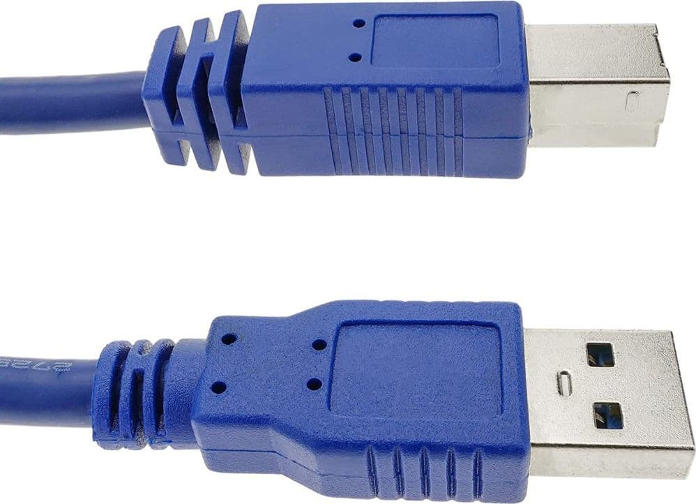 Cavo USB 3.2 Superspeed A maschio/B maschio 2 m blu - 9