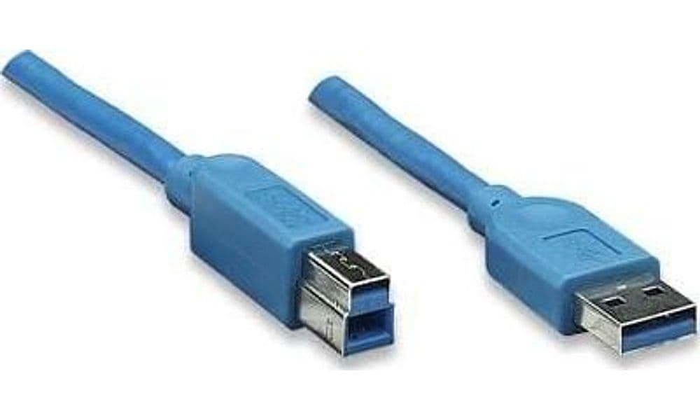 Cavo USB 3.2 Superspeed A maschio/B maschio 3 m blu - 18