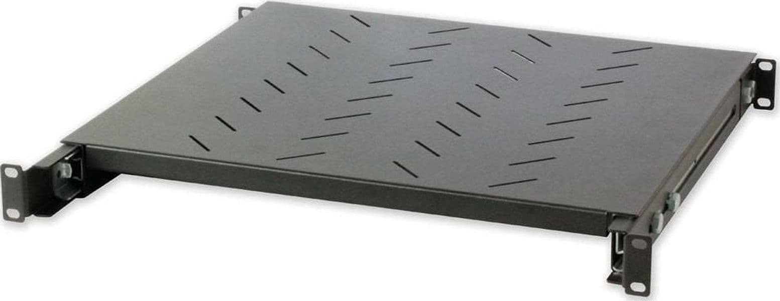 Mensola per Rack 19'' Estraibile da 1H 415mm Nero - 2