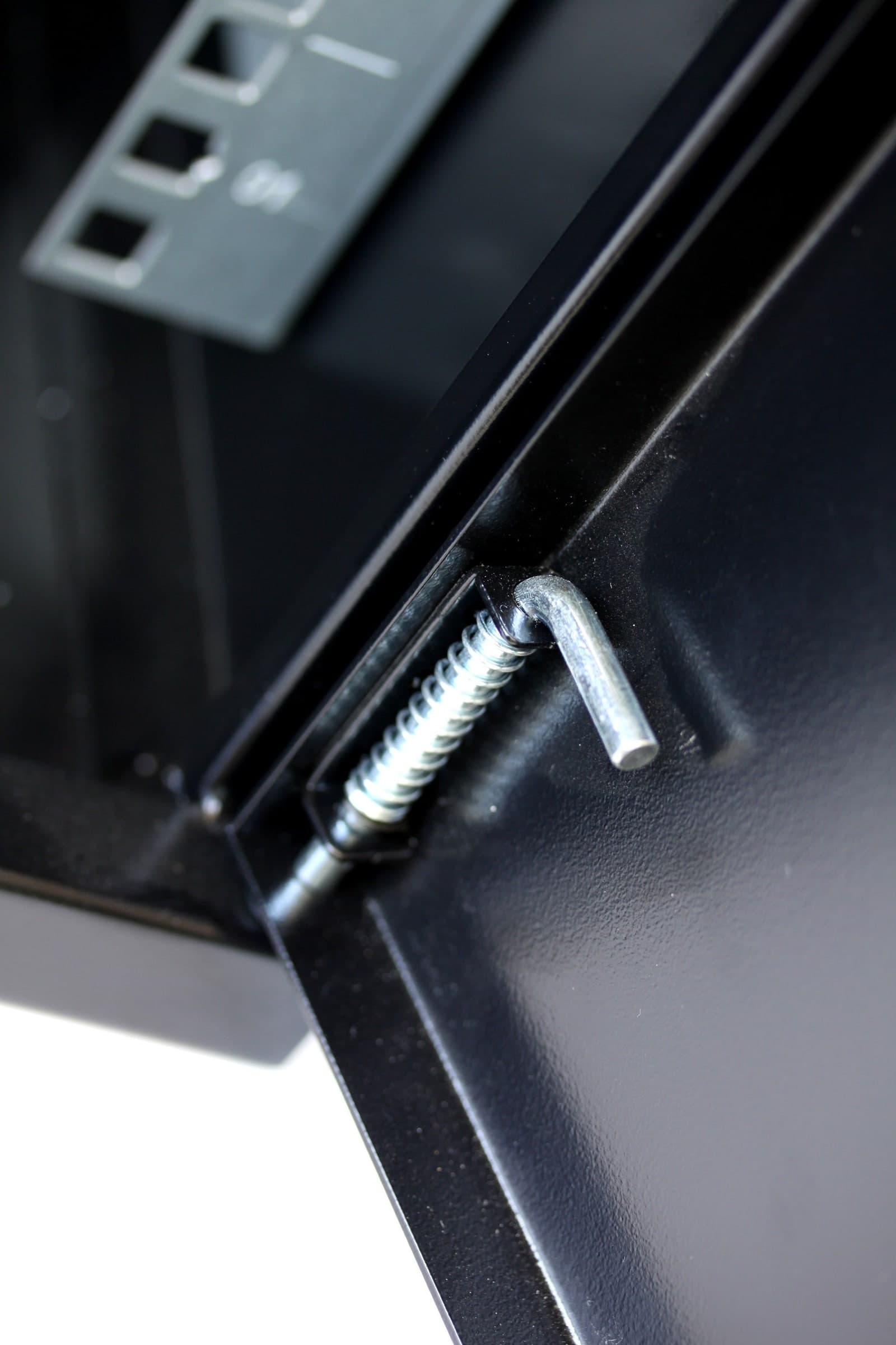 Armadio Rack 10'' a muro 9 unit&agrave Nero - 4