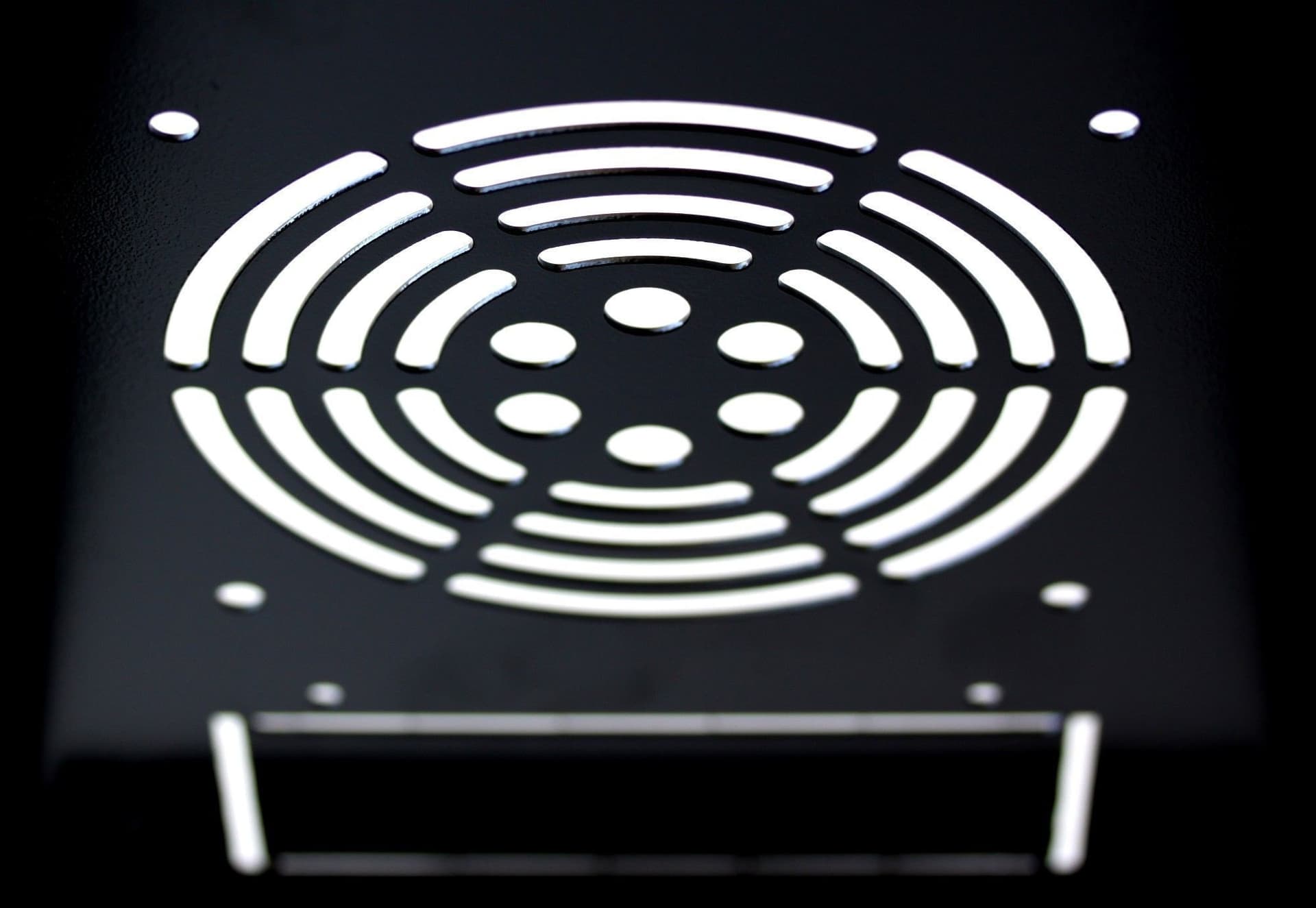 Armadio Rack 10'' a muro 9 unit&agrave Nero - 6