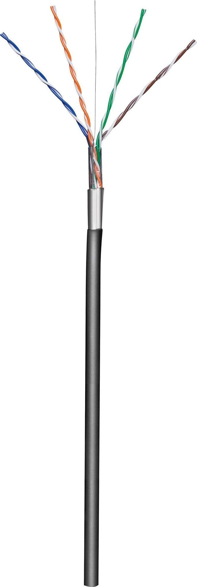 Matassa F/UTP Cavo Cat.5E CCA 305m Rigido da Esterno Nero - 11