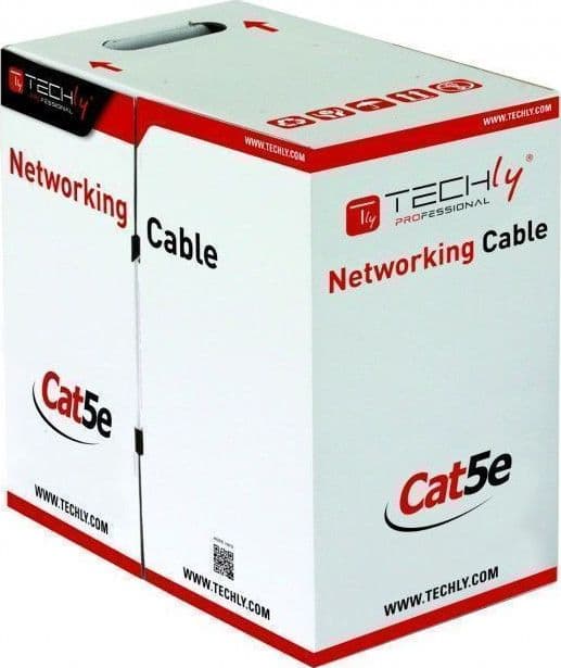 Matassa F/UTP Cavo Cat.5E CCA 305m Rigido da Esterno Nero - 5