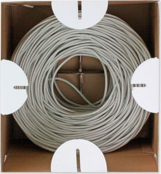 Matassa F/UTP Cavo Cat.5E CCA 305m Rigido da Esterno Nero - 10