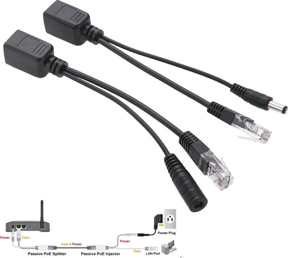 Kit cavi splitter POE passivo - 2