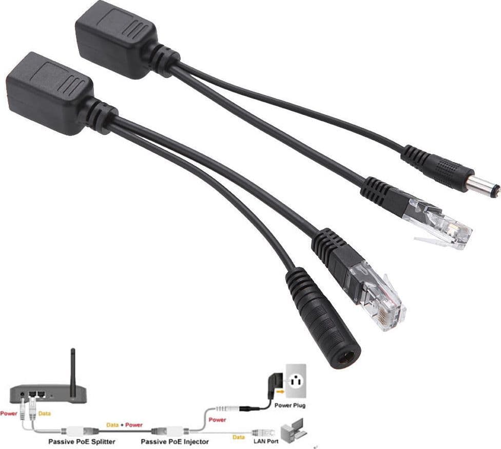 Kit cavi splitter POE passivo - 5