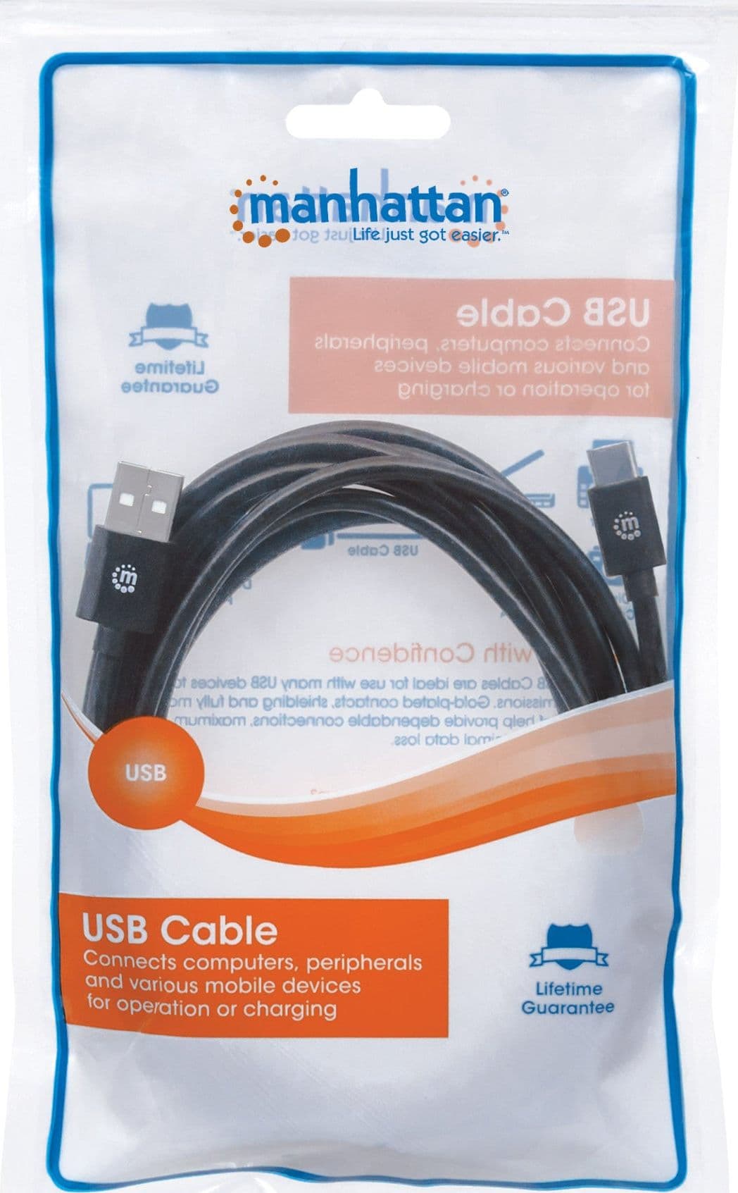 Cavo HiSpeed USB A Maschio / USB-C Maschio 2m Nero - 25