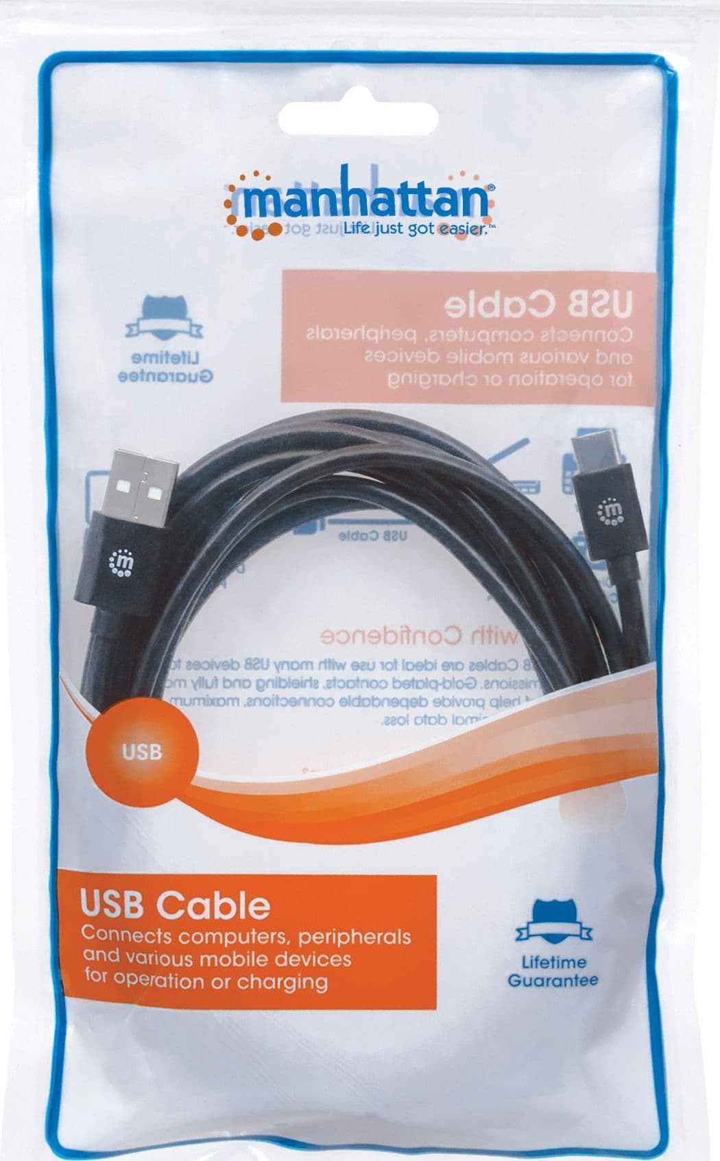 Cavo HiSpeed USB A Maschio / USB-C Maschio 2m Nero - 5