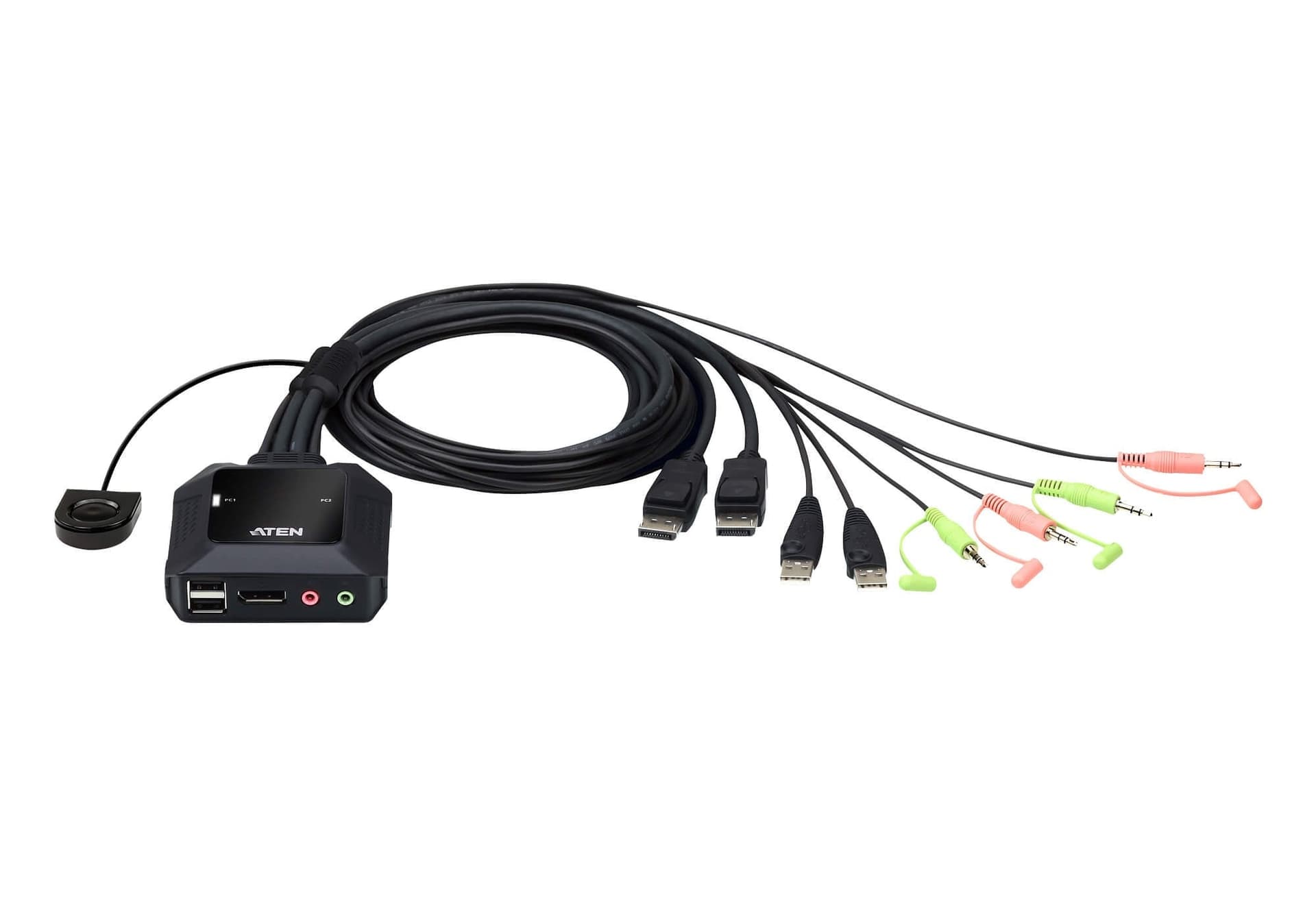 Switch KVM per doppio schermo DisplayPort (ThunderBolt) 2 USB, CS22DP - 17