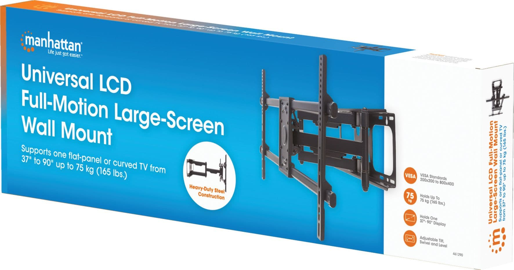 Staffa a Muro per TV LCD 37-90'' Full-Motion - 19