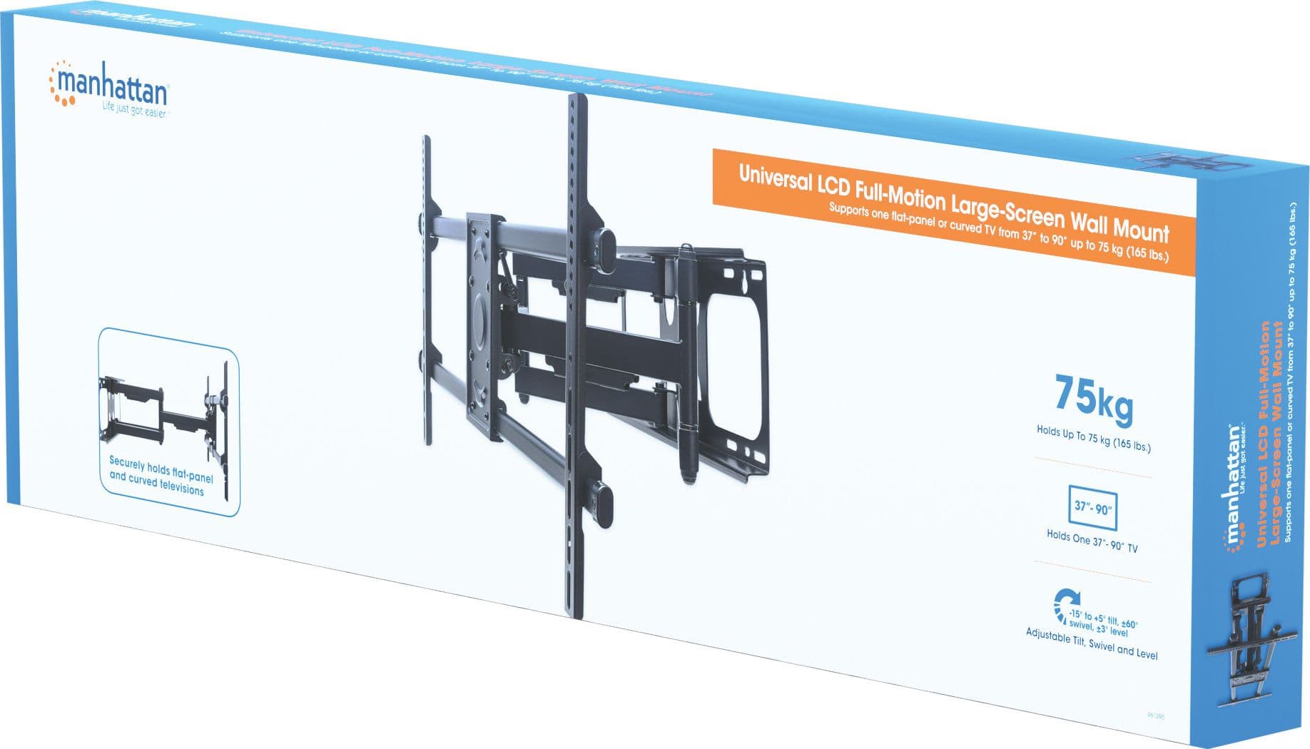 Staffa a Muro per TV LCD 37-90'' Full-Motion - 6