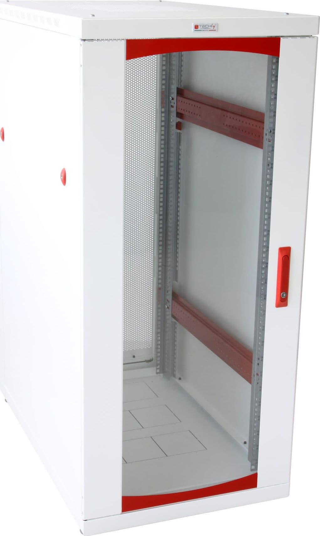 Armadio Server Rack 19'' 600x1000 42 Unita' Bianco serie IdealNET - 2