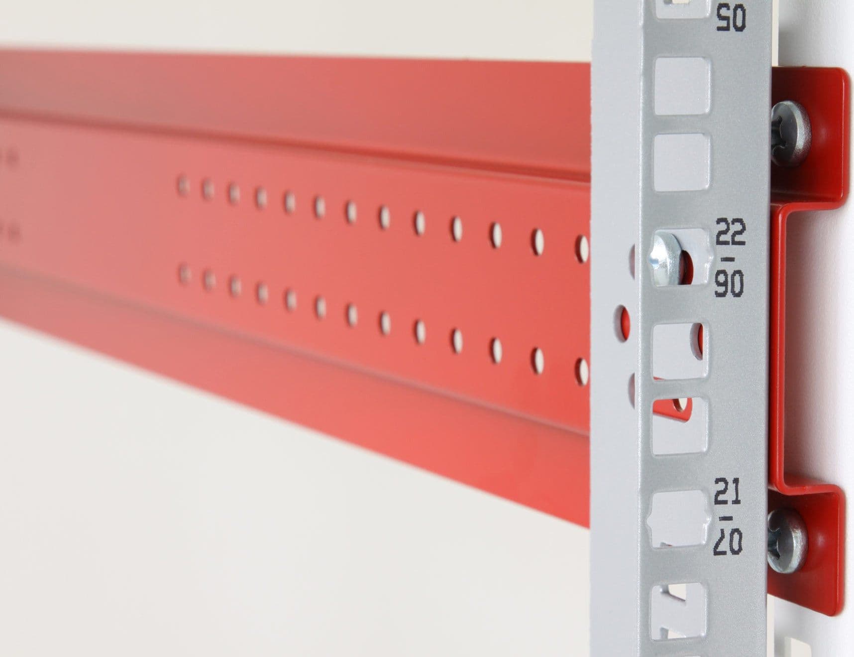 Armadio Server Rack 19'' 600x1000 42 Unita' Bianco serie IdealNET - 17
