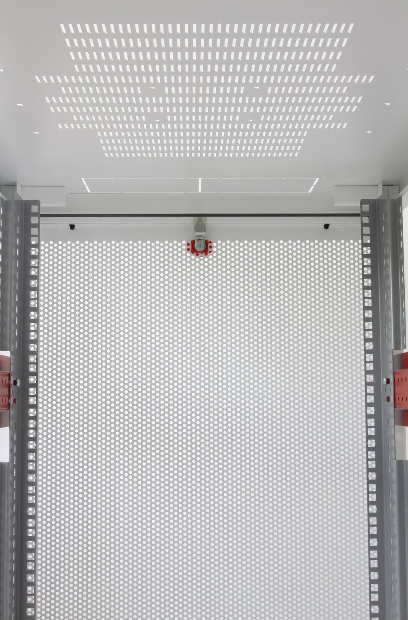 Armadio Server Rack 19'' 600x1000 42 Unita' Bianco serie IdealNET - 3