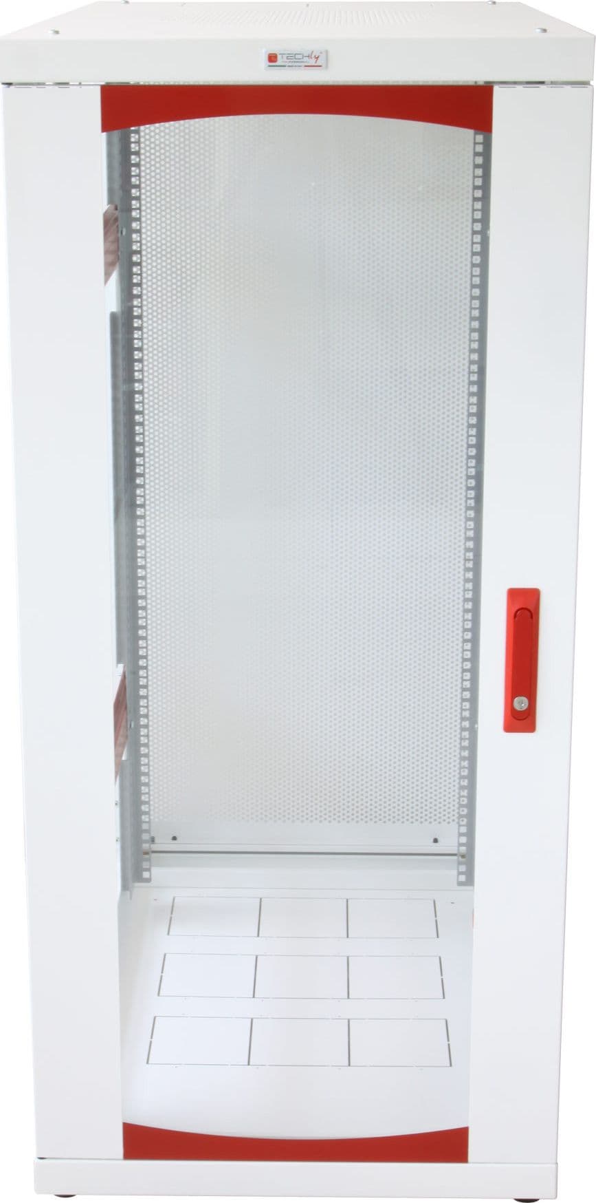 Armadio Server Rack 19'' 600x1000 42 Unita' Bianco serie IdealNET - 5
