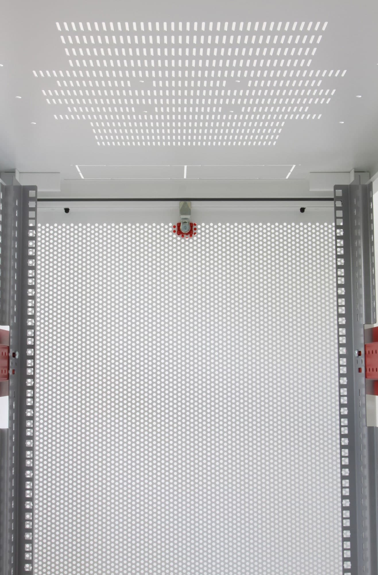 Armadio Server Rack 19'' 600x1000 42 Unita' Bianco serie IdealNET - 7