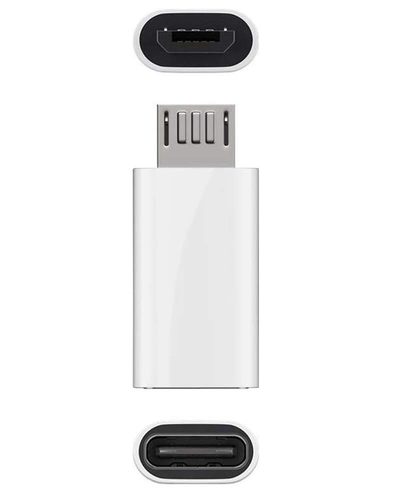 Adattatore Micro USB Maschio a USB-C&trade Femmina Bianco - 8