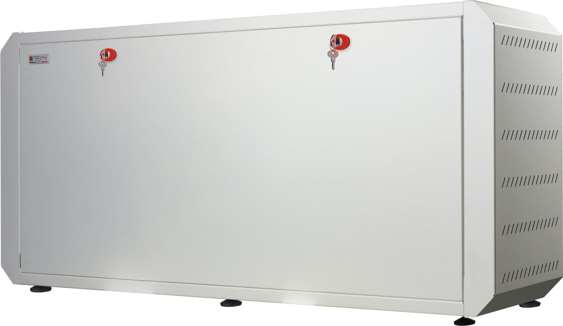 Armadio rack 19'' Ghost con porta cieca Bianco - 15