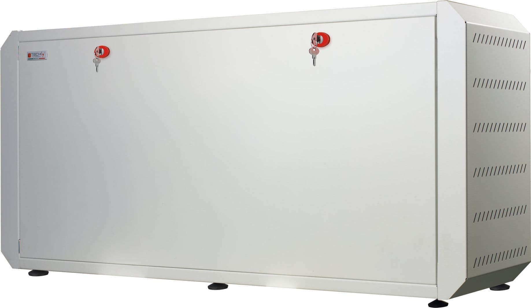 Armadio rack 19'' Ghost con porta cieca Bianco - 7