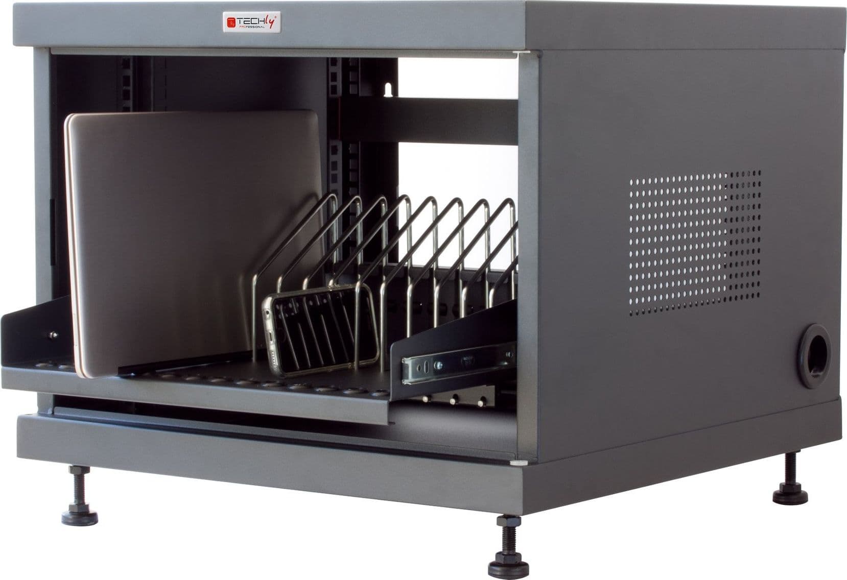Armadietto Professionale per Ricarica di 14 Notebook, Tablet e Smartphone - 12