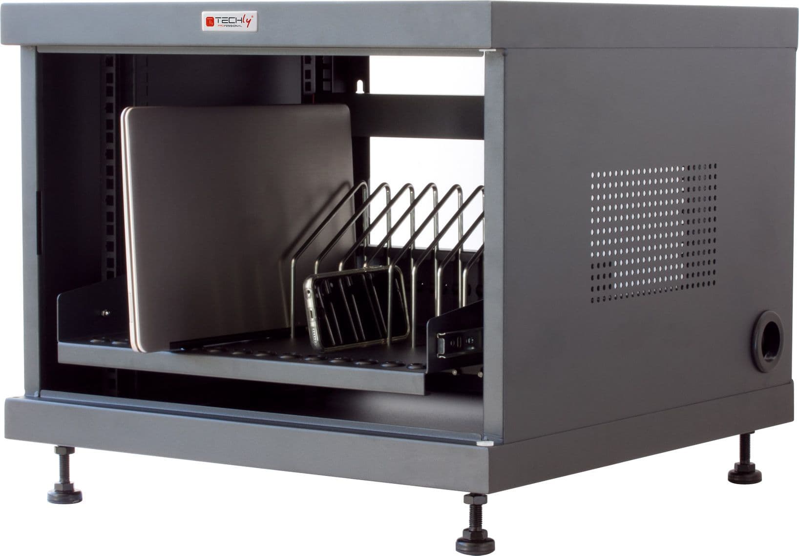 Armadietto Professionale per Ricarica di 14 Notebook, Tablet e Smartphone - 7