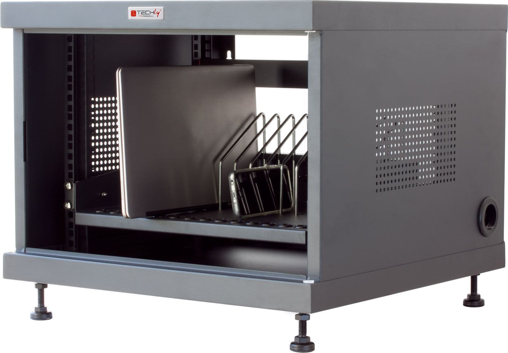 Armadietto Professionale per Ricarica di 14 Notebook, Tablet e Smartphone - 8