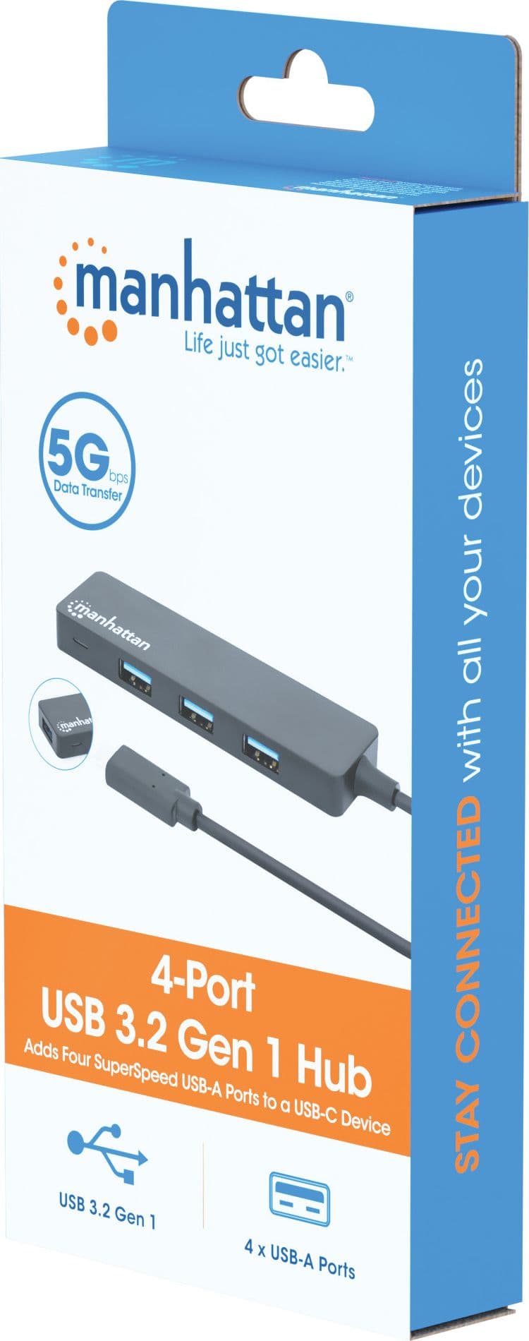 Hub USB 3.2 Gen 1 a 4 porte - 8