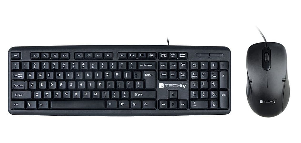 Kit Tastiera e Mouse USB Nero - 2