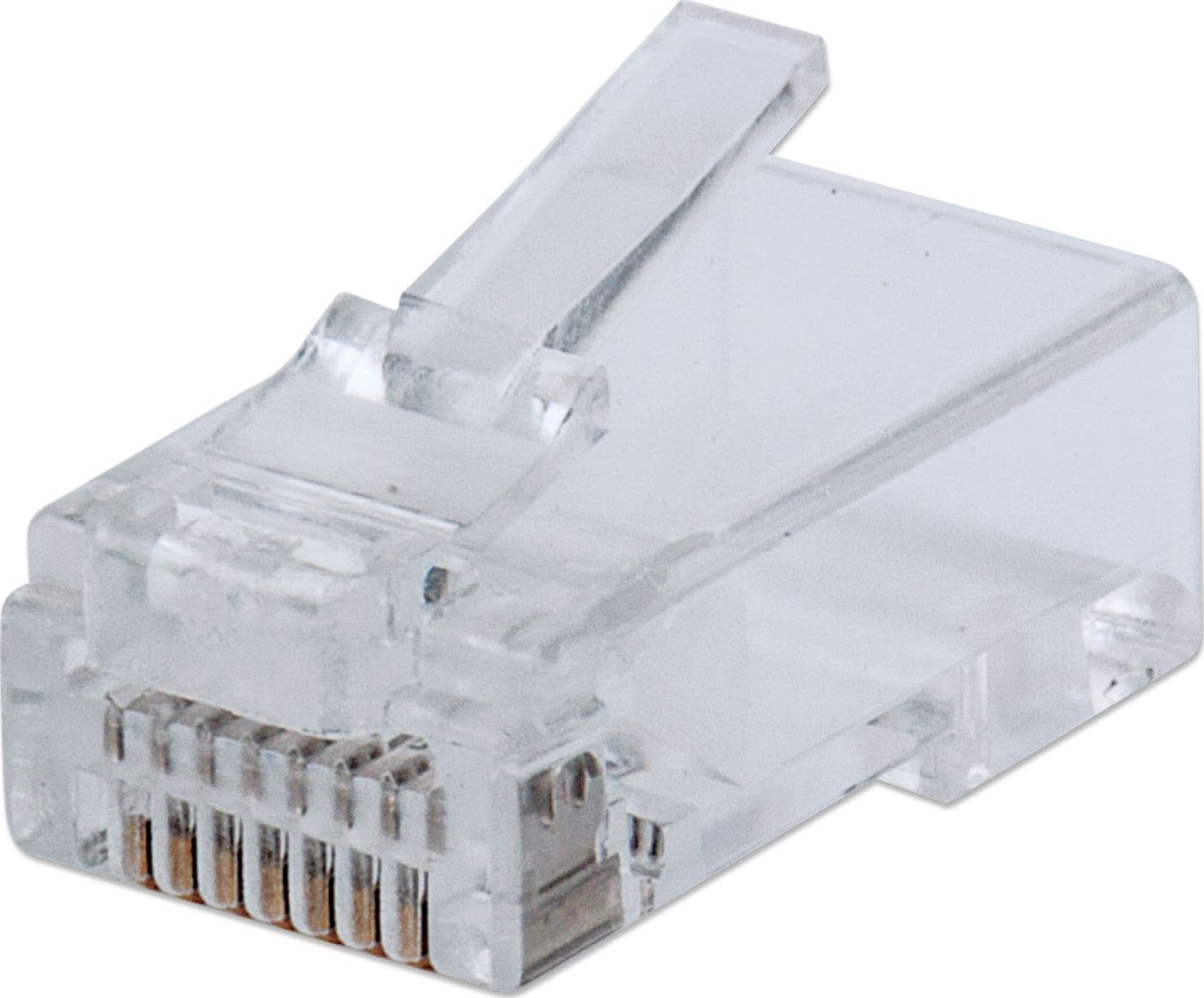 Confezione 100 Plug modulari RJ45 Passanti Cat5e FastCrimp - 7