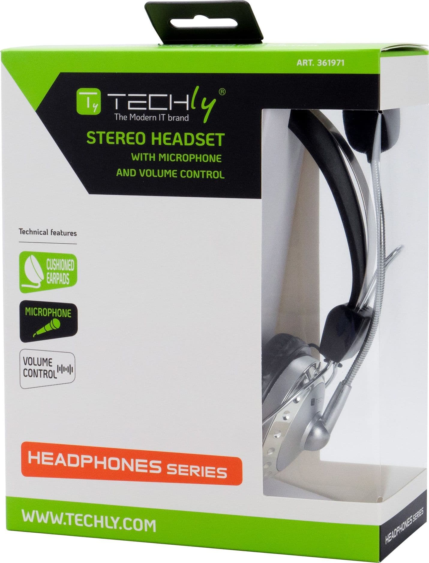 Cuffia Stereo con Microfono e Controllo Volume - 14