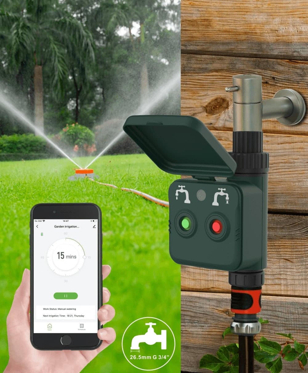 Controllo Intelligente Irrigazione del Giardino Controllo Vocale Alexa, R7060 Zigbee - 15
