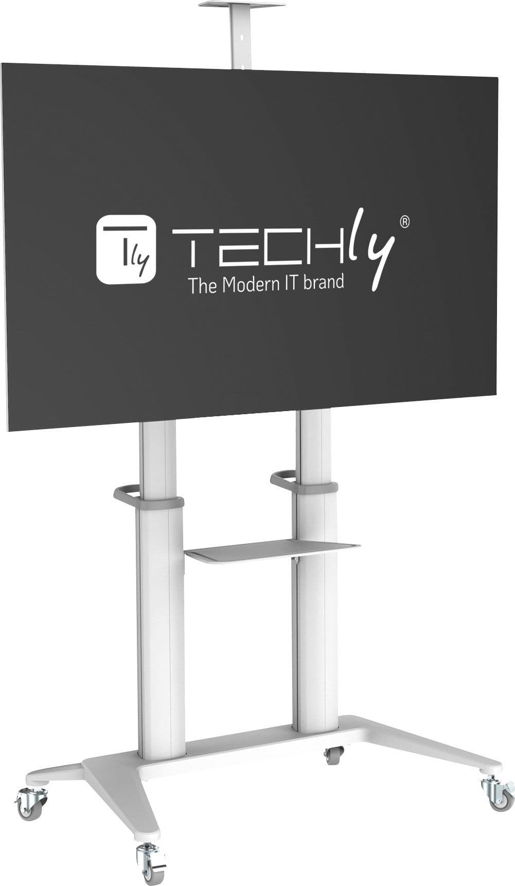 Supporto da Pavimento per TV da 70'' a 120'' Bianco - 9