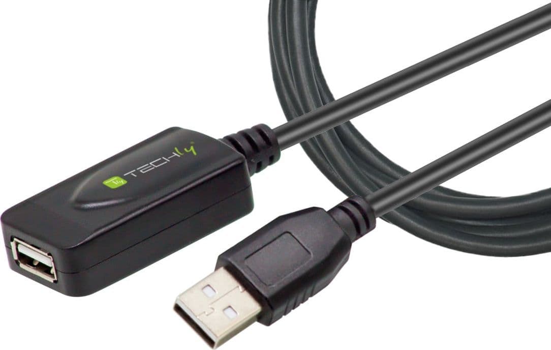 Cavo Prolunga Attivo Extender USB Hi Speed Estensore di Segnale 20m Nero - 2